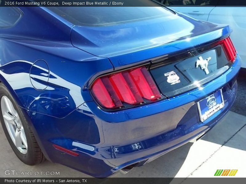 Deep Impact Blue Metallic / Ebony 2016 Ford Mustang V6 Coupe