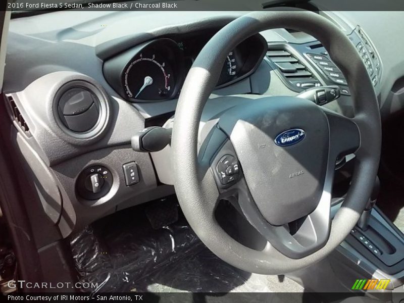 Shadow Black / Charcoal Black 2016 Ford Fiesta S Sedan