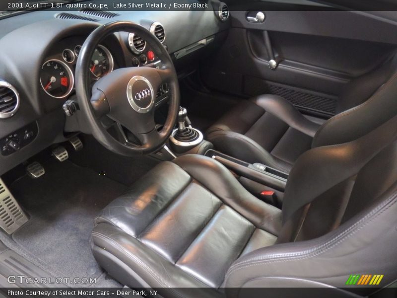 Lake Silver Metallic / Ebony Black 2001 Audi TT 1.8T quattro Coupe