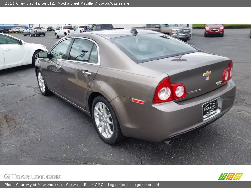 Mocha Steel Metallic / Cocoa/Cashmere 2012 Chevrolet Malibu LTZ