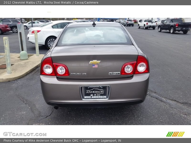 Mocha Steel Metallic / Cocoa/Cashmere 2012 Chevrolet Malibu LTZ