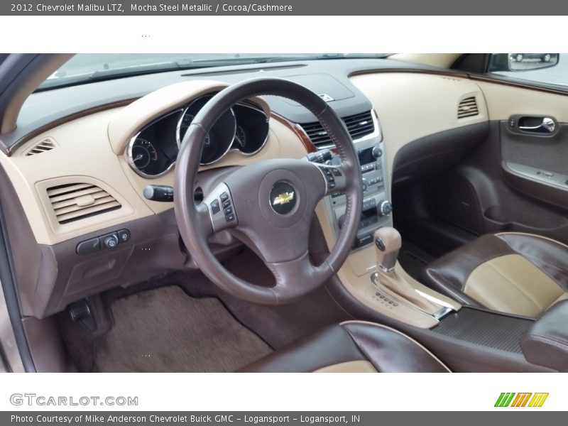 Mocha Steel Metallic / Cocoa/Cashmere 2012 Chevrolet Malibu LTZ