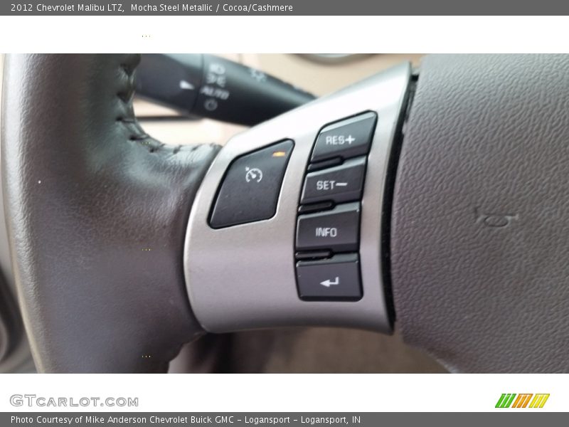 Mocha Steel Metallic / Cocoa/Cashmere 2012 Chevrolet Malibu LTZ