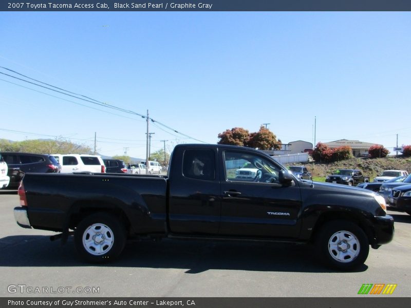 Black Sand Pearl / Graphite Gray 2007 Toyota Tacoma Access Cab