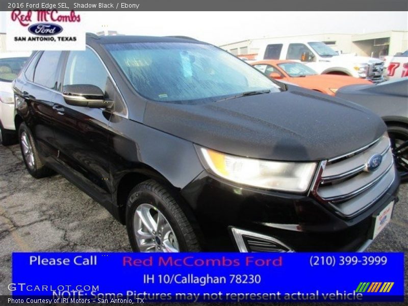 Shadow Black / Ebony 2016 Ford Edge SEL