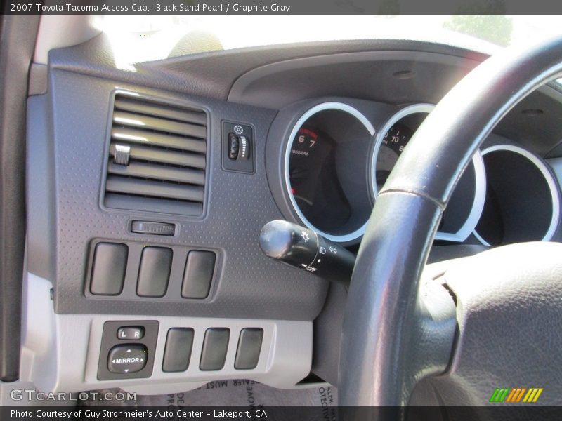 Black Sand Pearl / Graphite Gray 2007 Toyota Tacoma Access Cab