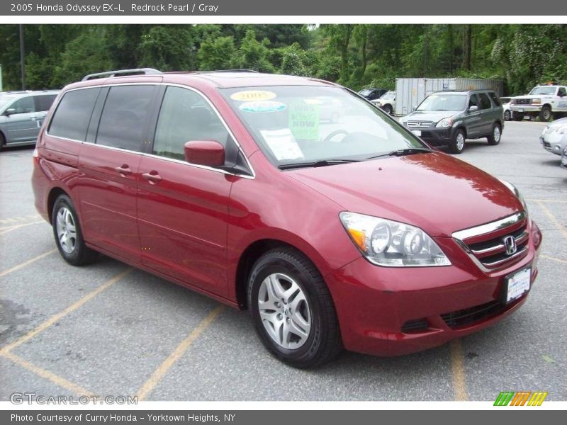 Redrock Pearl / Gray 2005 Honda Odyssey EX-L