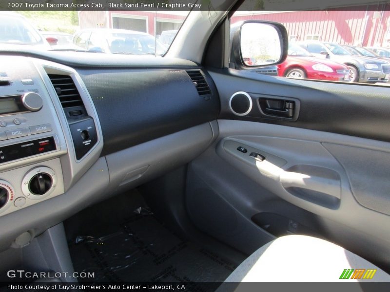 Black Sand Pearl / Graphite Gray 2007 Toyota Tacoma Access Cab