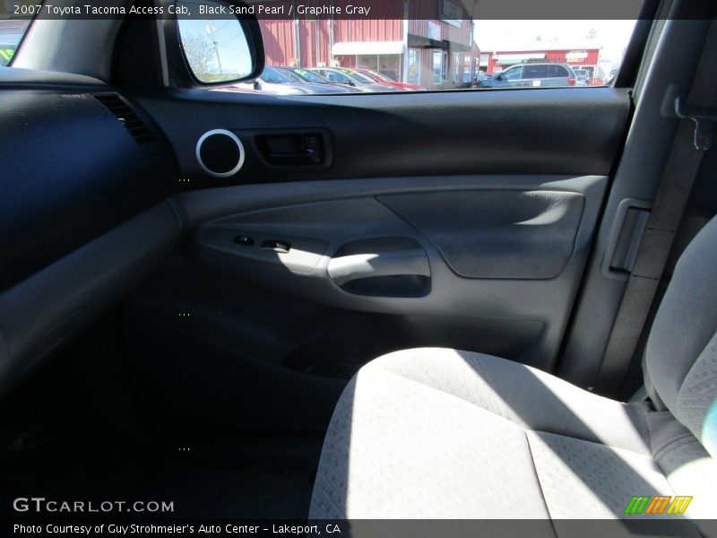 Black Sand Pearl / Graphite Gray 2007 Toyota Tacoma Access Cab