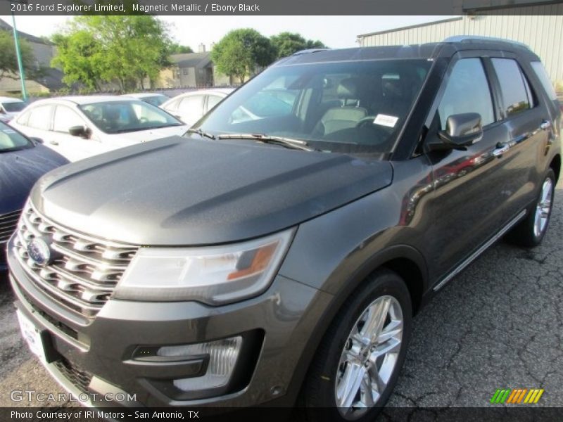 Magnetic Metallic / Ebony Black 2016 Ford Explorer Limited
