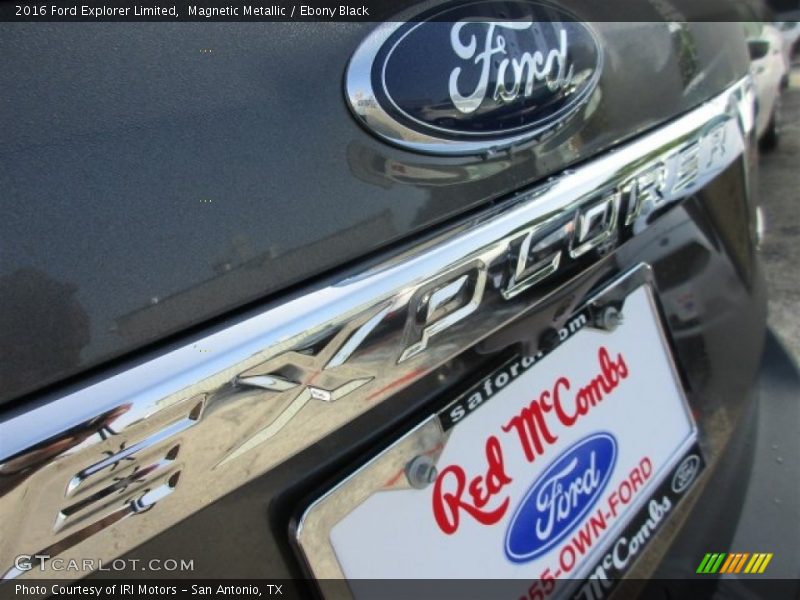 Magnetic Metallic / Ebony Black 2016 Ford Explorer Limited