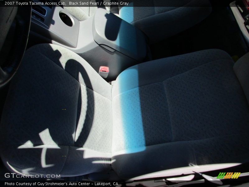 Black Sand Pearl / Graphite Gray 2007 Toyota Tacoma Access Cab
