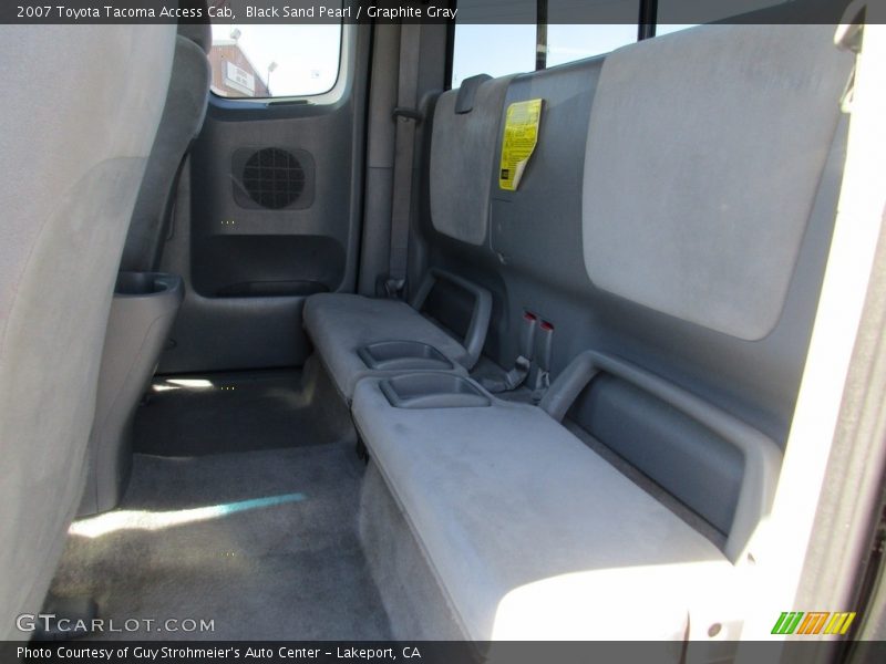 Black Sand Pearl / Graphite Gray 2007 Toyota Tacoma Access Cab