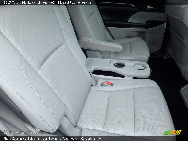 Blizzard Pearl White / Ash 2015 Toyota Highlander Limited AWD