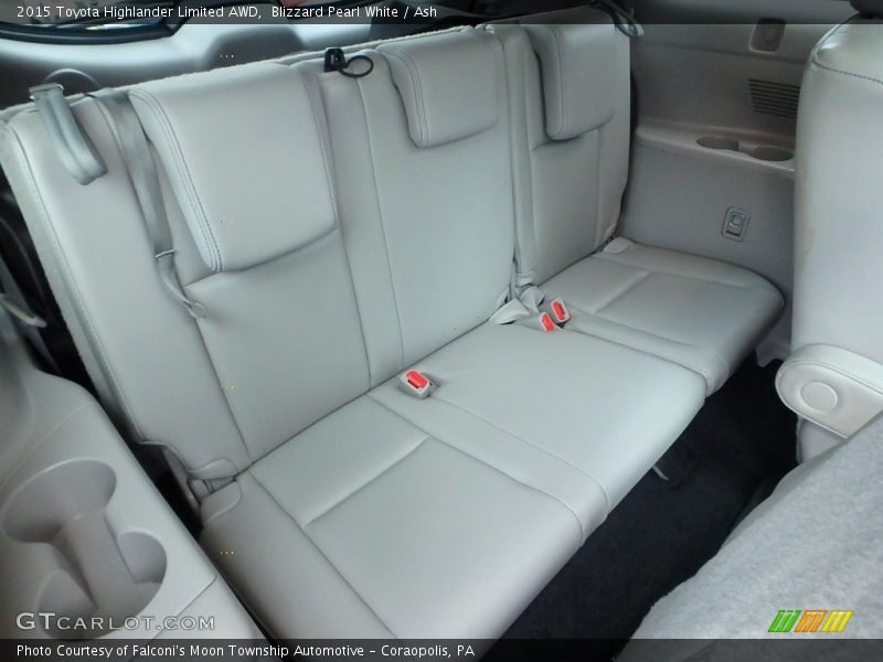 Blizzard Pearl White / Ash 2015 Toyota Highlander Limited AWD