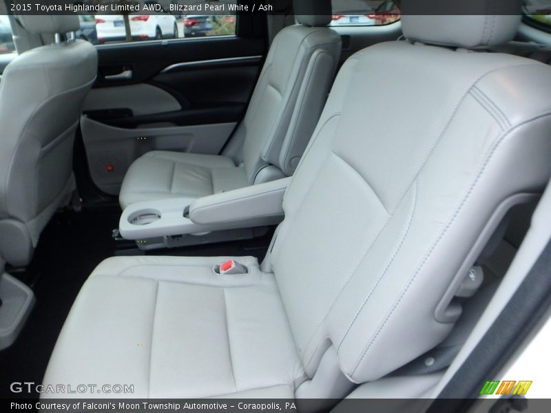 Blizzard Pearl White / Ash 2015 Toyota Highlander Limited AWD