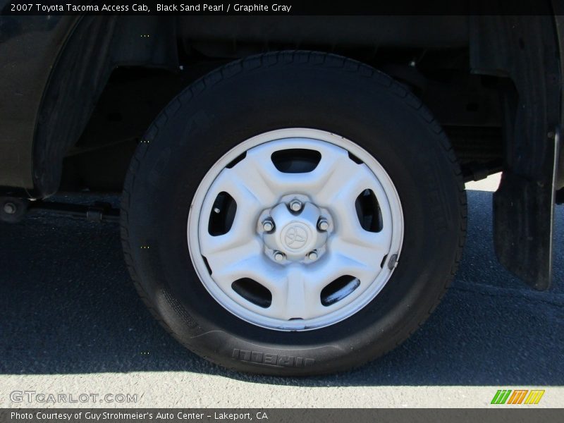 Black Sand Pearl / Graphite Gray 2007 Toyota Tacoma Access Cab