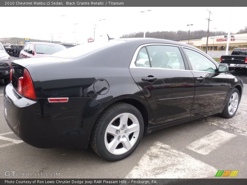 Black Granite Metallic / Titanium 2010 Chevrolet Malibu LS Sedan