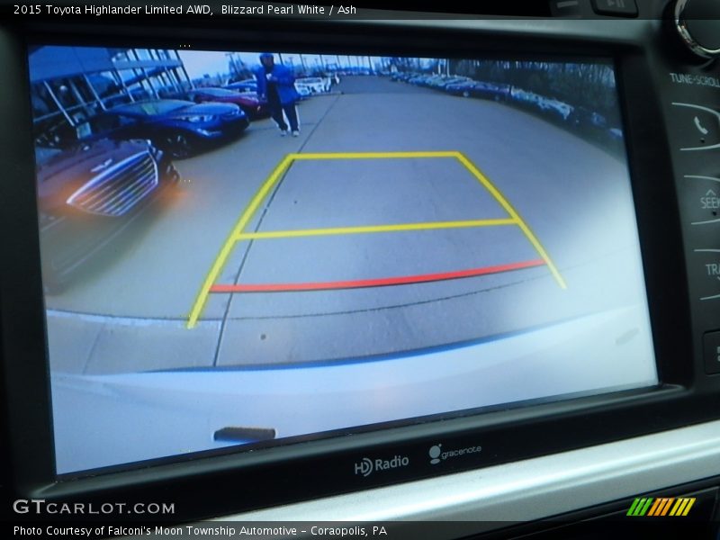 Blizzard Pearl White / Ash 2015 Toyota Highlander Limited AWD