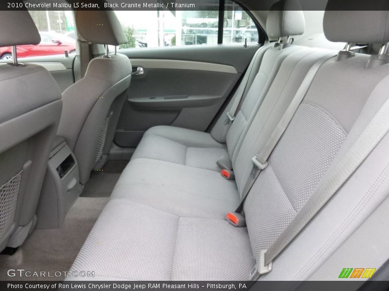 Black Granite Metallic / Titanium 2010 Chevrolet Malibu LS Sedan