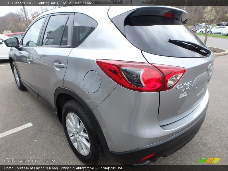 Liquid Silver / Black 2013 Mazda CX-5 Touring AWD