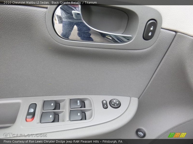 Black Granite Metallic / Titanium 2010 Chevrolet Malibu LS Sedan