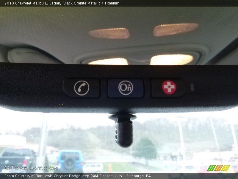 Black Granite Metallic / Titanium 2010 Chevrolet Malibu LS Sedan