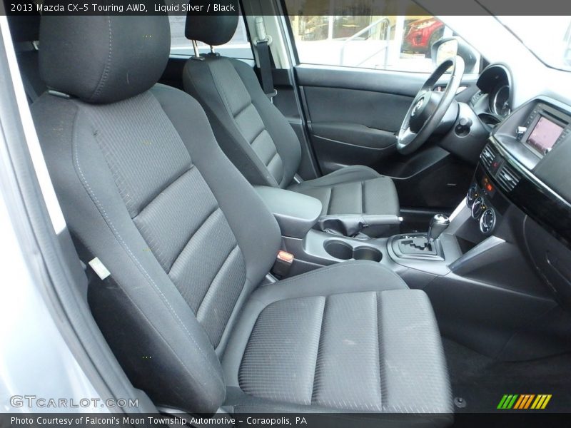 Liquid Silver / Black 2013 Mazda CX-5 Touring AWD
