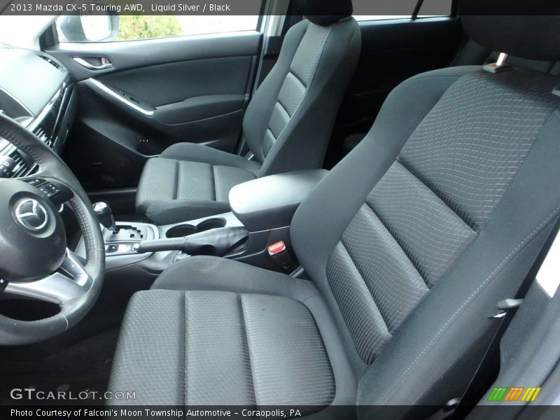 Liquid Silver / Black 2013 Mazda CX-5 Touring AWD