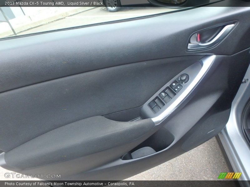 Liquid Silver / Black 2013 Mazda CX-5 Touring AWD