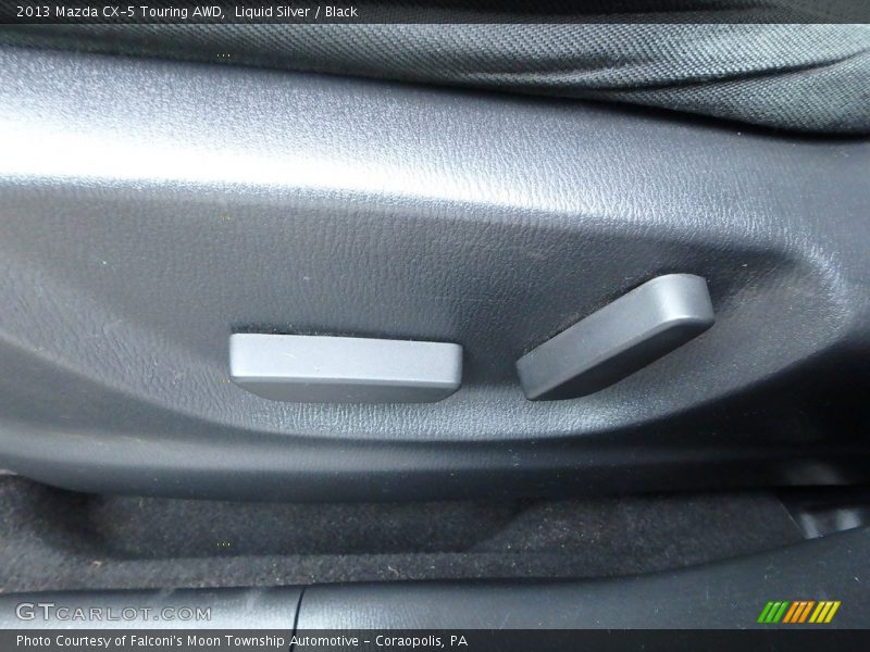Liquid Silver / Black 2013 Mazda CX-5 Touring AWD