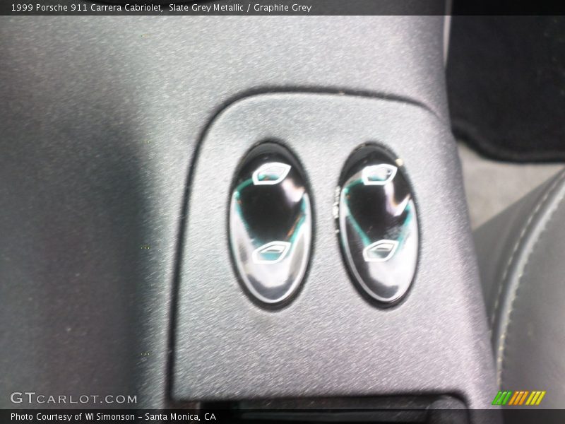 Slate Grey Metallic / Graphite Grey 1999 Porsche 911 Carrera Cabriolet