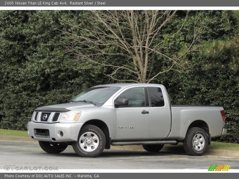 Radiant Silver / Steel 2005 Nissan Titan LE King Cab 4x4