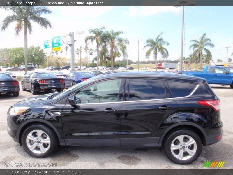 Shadow Black / Medium Light Stone 2016 Ford Escape SE