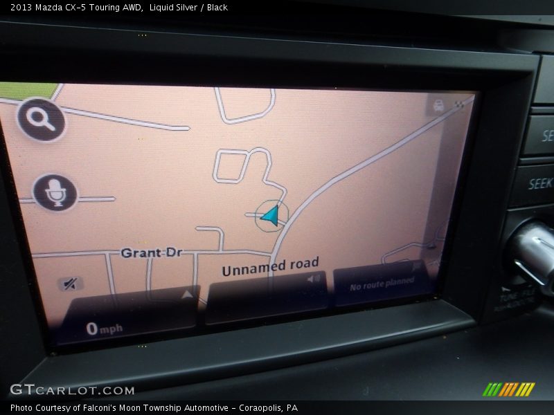 Liquid Silver / Black 2013 Mazda CX-5 Touring AWD