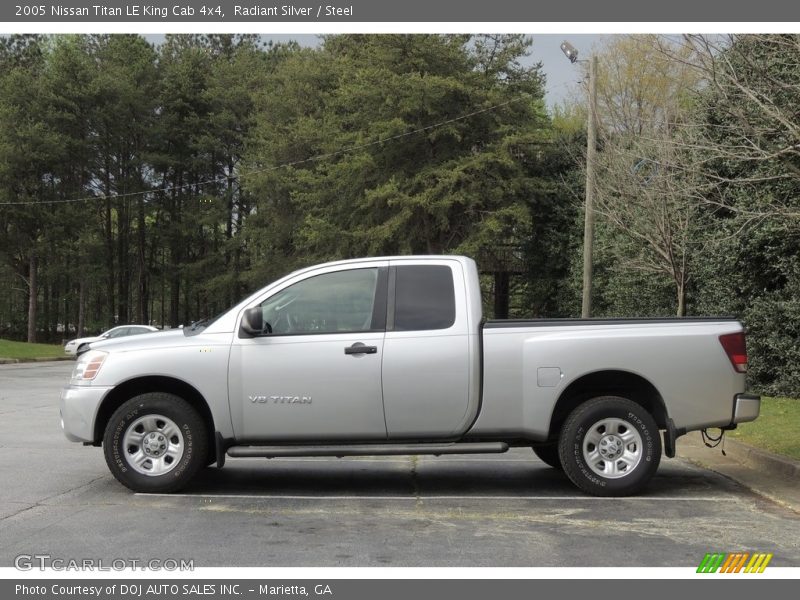 Radiant Silver / Steel 2005 Nissan Titan LE King Cab 4x4