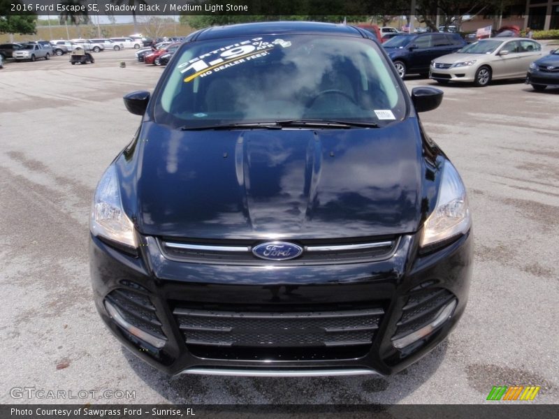 Shadow Black / Medium Light Stone 2016 Ford Escape SE