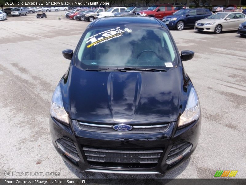 Shadow Black / Medium Light Stone 2016 Ford Escape SE