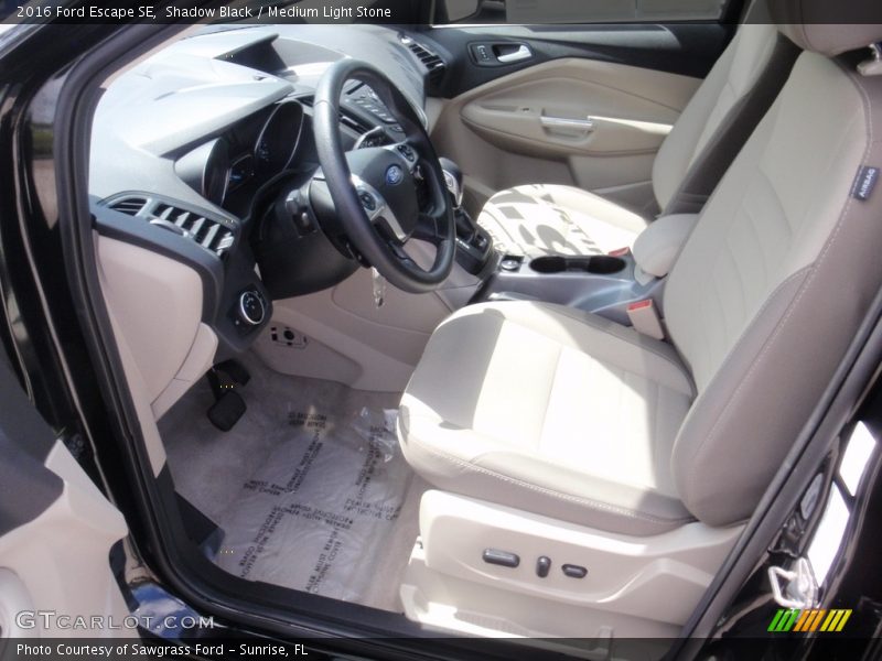 Shadow Black / Medium Light Stone 2016 Ford Escape SE