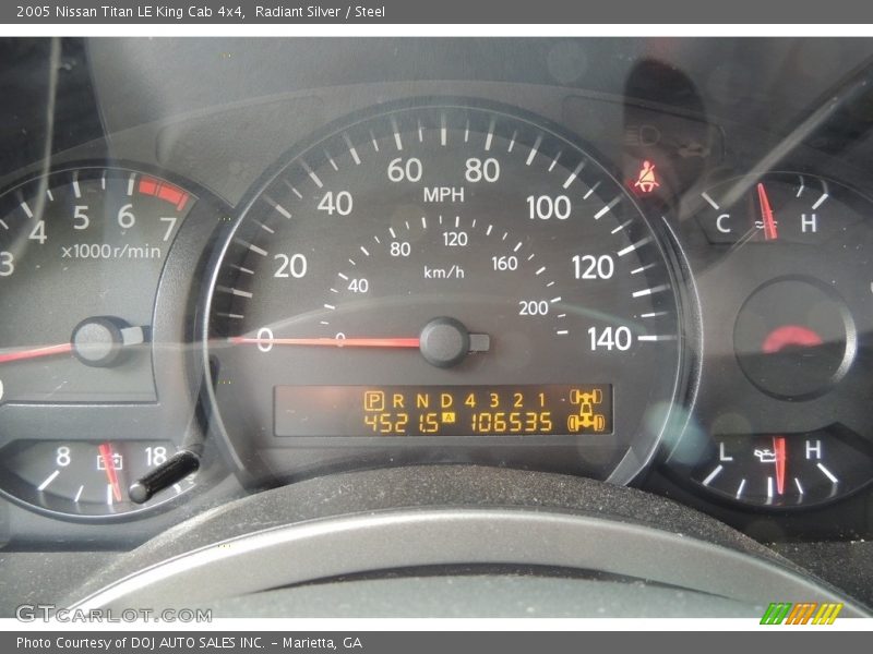 Radiant Silver / Steel 2005 Nissan Titan LE King Cab 4x4