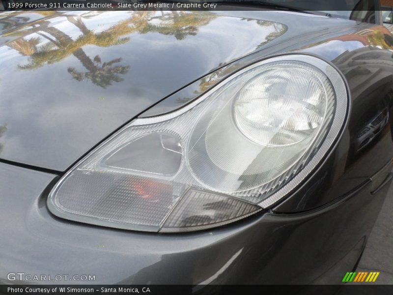 Slate Grey Metallic / Graphite Grey 1999 Porsche 911 Carrera Cabriolet