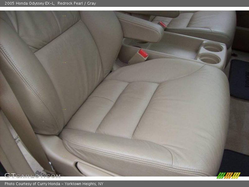 Redrock Pearl / Gray 2005 Honda Odyssey EX-L