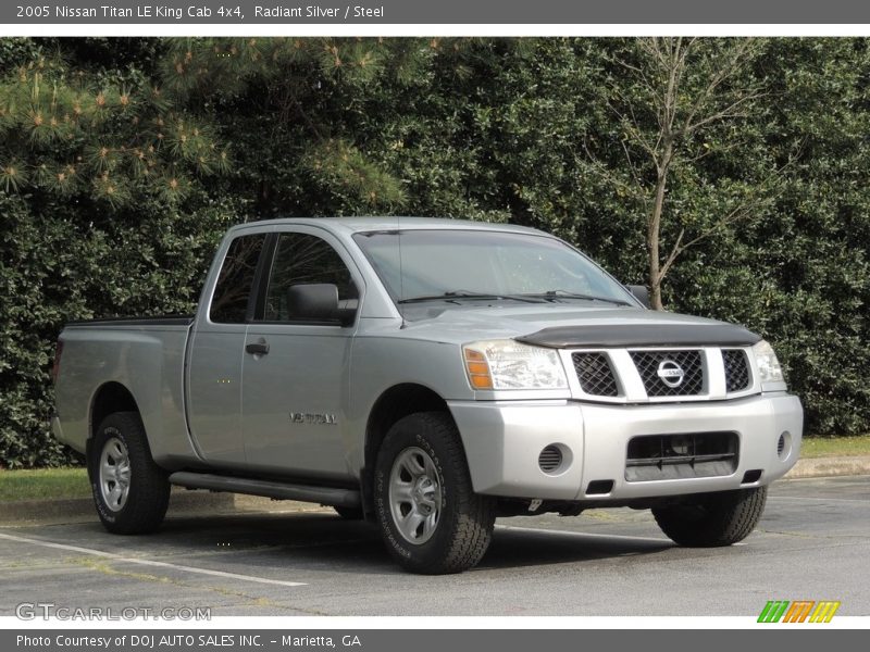 Radiant Silver / Steel 2005 Nissan Titan LE King Cab 4x4