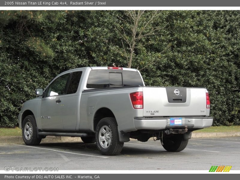 Radiant Silver / Steel 2005 Nissan Titan LE King Cab 4x4