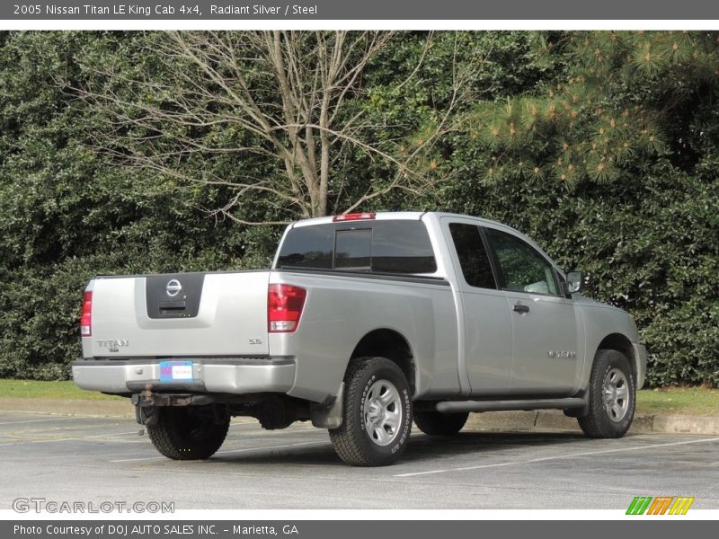 Radiant Silver / Steel 2005 Nissan Titan LE King Cab 4x4