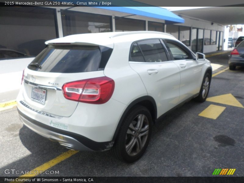 Cirrus White / Beige 2015 Mercedes-Benz GLA 250 4Matic