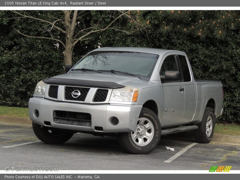 Radiant Silver / Steel 2005 Nissan Titan LE King Cab 4x4