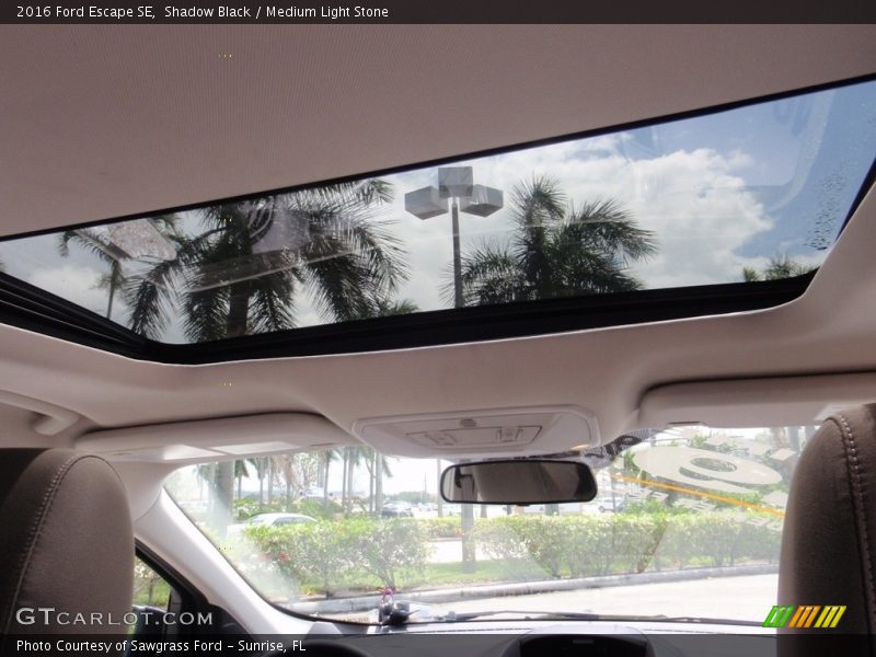 Shadow Black / Medium Light Stone 2016 Ford Escape SE