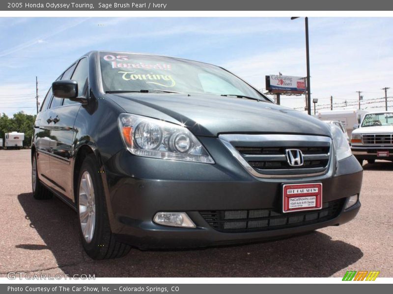 Sage Brush Pearl / Ivory 2005 Honda Odyssey Touring