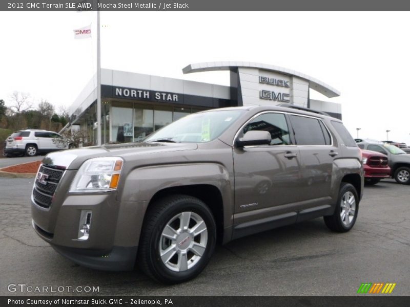 Mocha Steel Metallic / Jet Black 2012 GMC Terrain SLE AWD